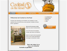 Tablet Screenshot of cocktail-on-the-road.de